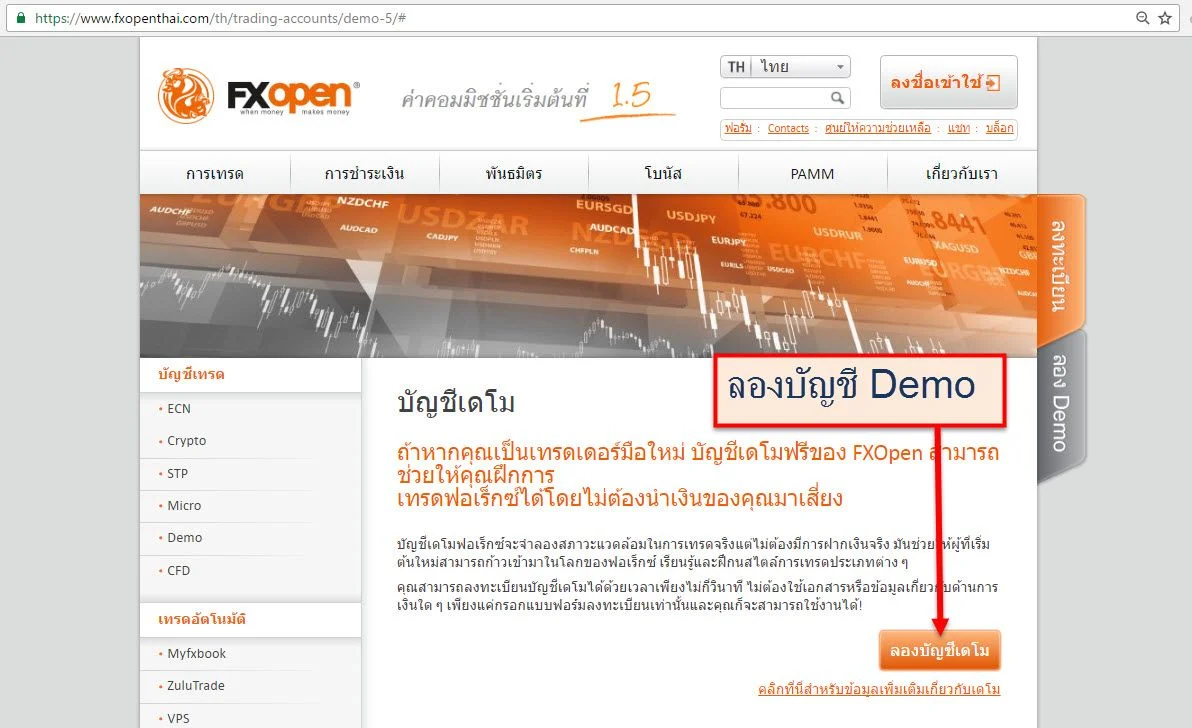 วิธีสมัครเปิดบัญชี FXopen อย่างละเอียด 2 how-to-open-an-account-FXopen-step2