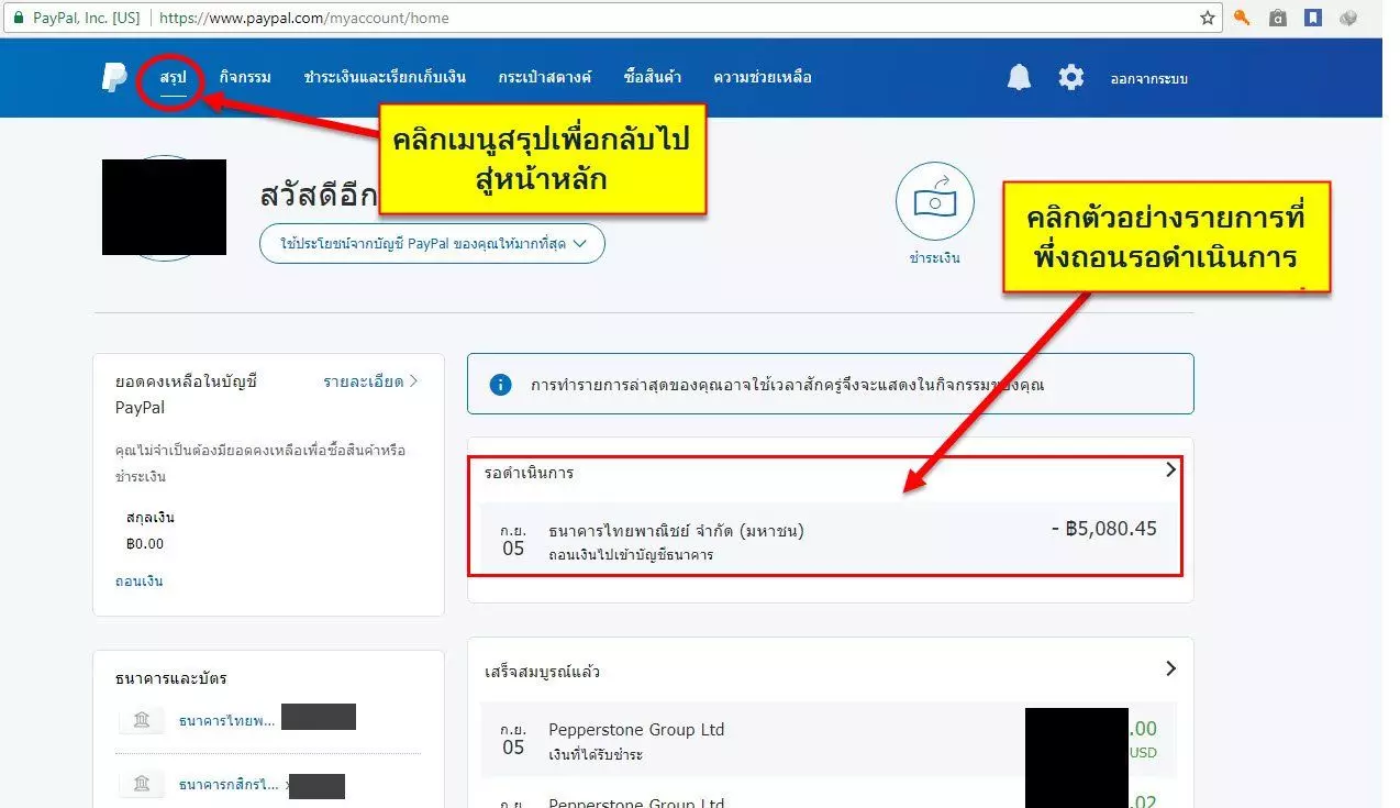 วิธีถอนเงินจาก Paypal เข้าบัญชีธนาคารไทย 8 forex in thai forex ประเทศไทย forexinthai