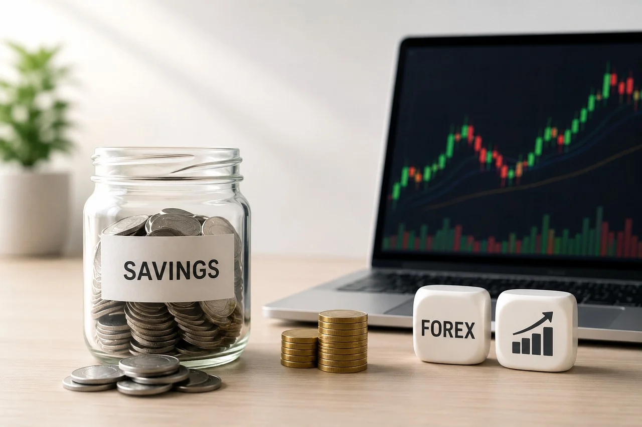 เปรียบเทียบกับตัวอย่างกำไรจากการเทรด forex