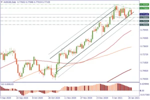 มุมมองทางเทคนิครายสัปดาห์และบทวิจารณ์ fx signals 210125 signal audusd daily analysis