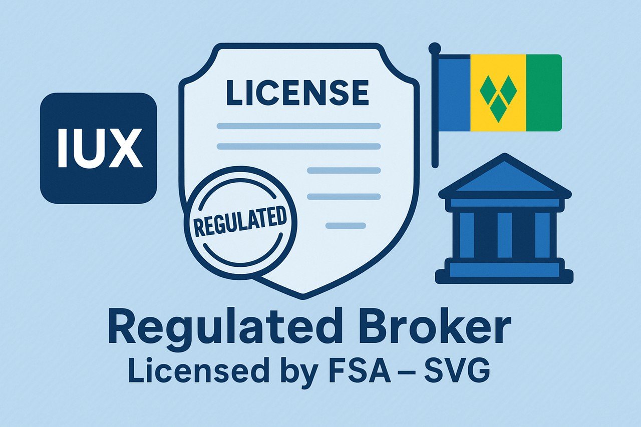 รีวิว IUX โบรกเกอร์ Forex สำหรับมือใหม่ ปี 2025 | สเปรดต่ำ ใบอนุญาตชัดเจน 3 license iux หน่วยงานกำกับ โบรกเกอร์ iux