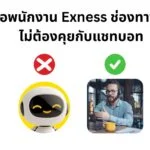 ติดต่อพนักงาน exness ช่องทางไหน ไม่ต้องคุยกับแชทบอท