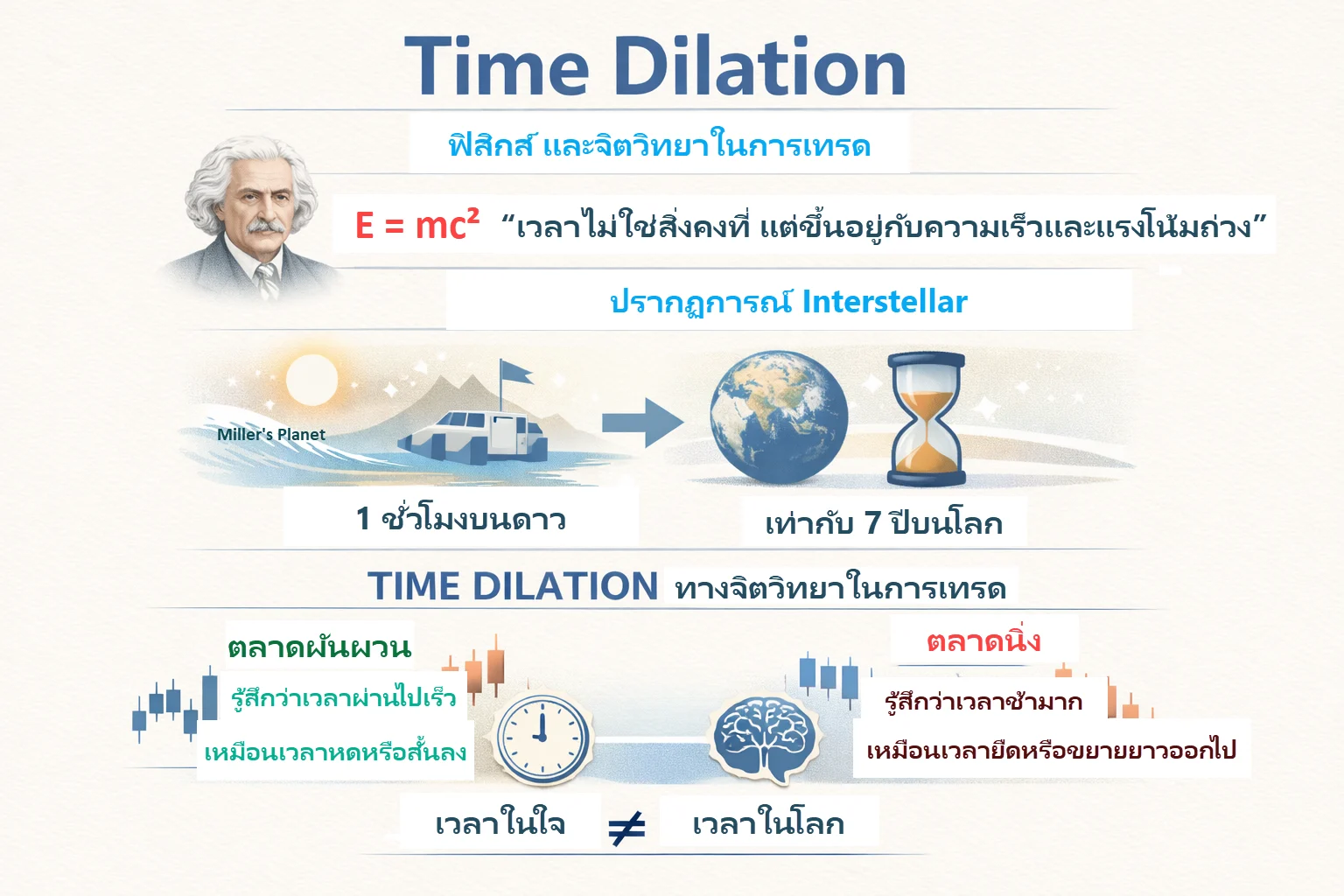 time dilation จิตวิทยาเทรด forex mindfulness trader a